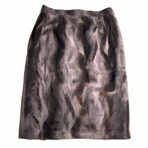 Faldas de línea a alta de Piel para Mujer