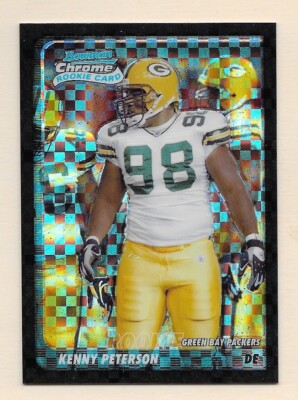 2003 Kenny Peterson Bowman Chrome Xfractor #131/250 Packers #164