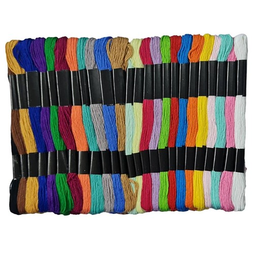 100% Cotton Embroidery Floss 100 Skeins (25 Colors)and 25 Bobbins for your Floss - Picture 2 of 3
