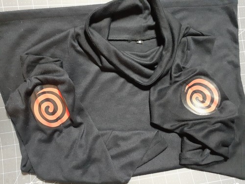 DAZCOS Unisex US Size7.5 Shippuden Shoes + Men's set Shirt/Vest/Gloves/Headband - Picture 14 of 15