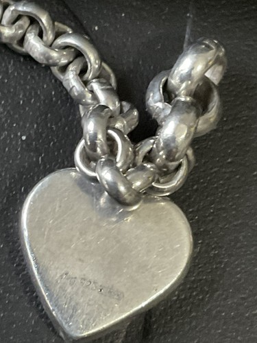 Gucci Sterling Vintage Silver Rollerball Trademark Heart Bracelet Box Pouch - Picture 4 of 7