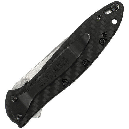 Kershaw Leek A/O Carbon Fiber Folding Knife 1660CF - Picture 2 of 2