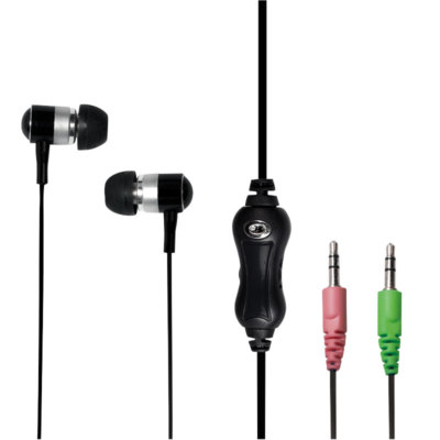 Headset PC Laptop Handy High Fidelity Kopfhörer Mikrofon 2x 3,5mm Klinke In-Ear 