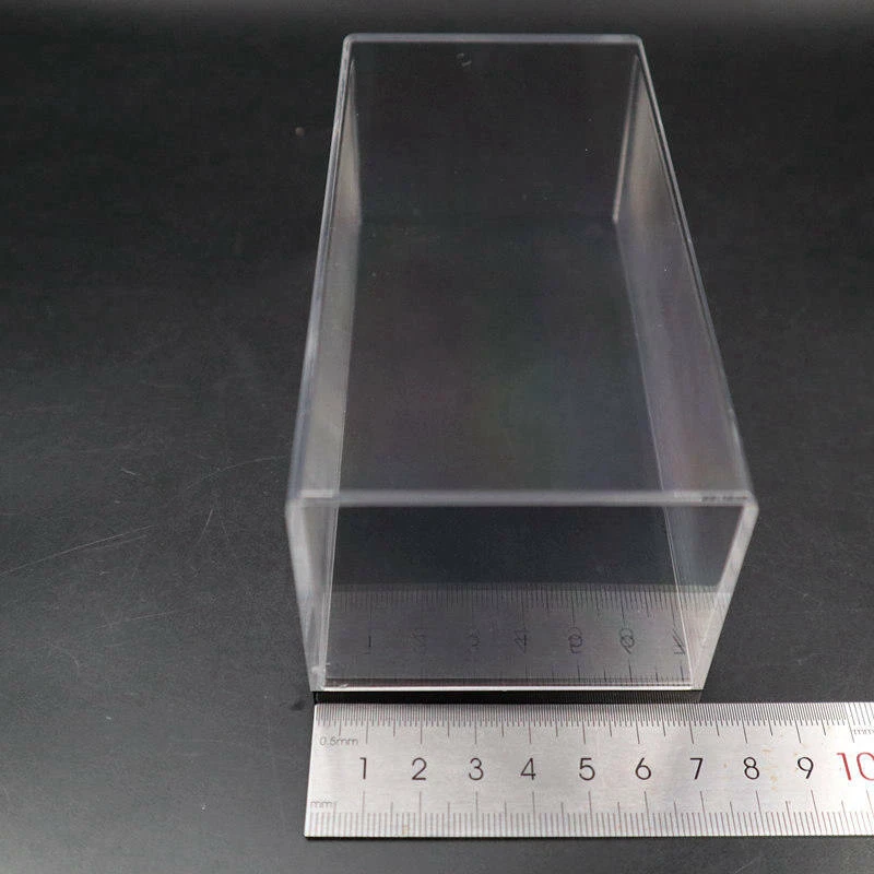 Acrylic Case Show Display Box Transparent Dust Proof Black Base 1:43 Model Cars - Image 3 of 4