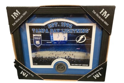 Tampa Bay Lightning Collectible 11''X9'' Photo Frame W/Minted Coin Highland Mint