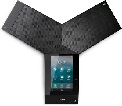 Polycom Echt Presence Trio 8500 Ip PoE Konferenz Telefon – Schwarz