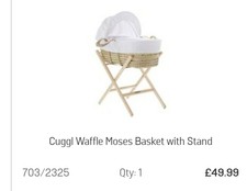 cuggl moses basket stand