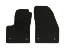Veloursfußmatten für Opel Meriva II B Bj. 2010 - 2017 vorne schwarz BASIC 2-tlg.