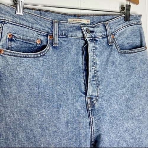 Levi’s Wedgie Skinny Icon Fit Light Stone Wash Jeans Size 31 - Picture 3 of 11