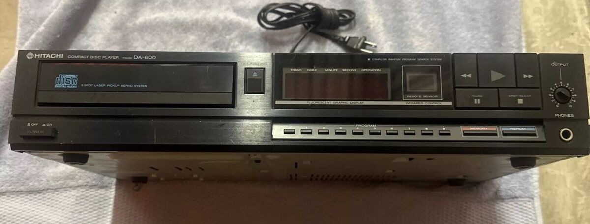 Vintage Hitachi DA-500 Compact Disc Player for sale online Vintage Hitachi DA-500 Compact Disc Player for sale online