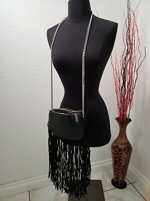 Zara Trafaluc Purse Black crossbody Shoulder Bag Crossbody Chain Strap | eBay
