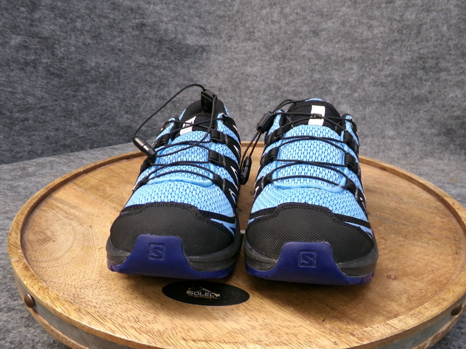 Scarpe da corsa sportive Salomon XA Pro ragazzo taglia 4 blu nere slip on sneakers