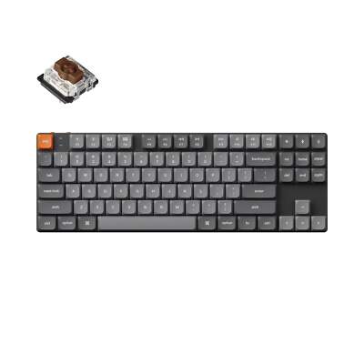 Keychron K1 Max QMK/VIA Wireless Mechanische Tastatur - RGB LED / Hot-Swap Brown