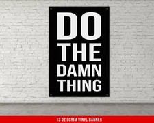 Gym Motivation Banner - Fitness Wall Art - Home Workout Decor