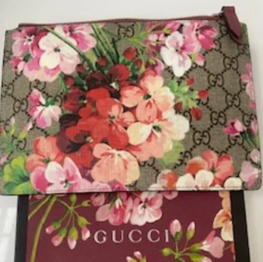 Gucci, Bags, Gucci Flower Pouch