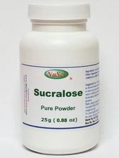 NuSci Pure Sucralose Powder 25g (0.88oz no calories 600 times sweeter than sugar