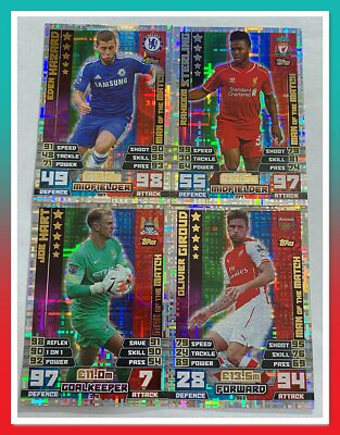14/15 Topps Match Attax Premier League Trading Cards - Man of the Match
