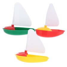 3Pcs Kids Water Sailboat Toys Bathtub Pool Floating Boat Toys for Children
