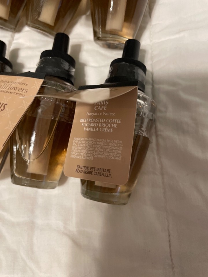 10 PARIS CAFE Wallflowers refill Bath & Body Works coffee vanilla