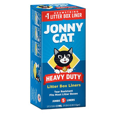 Jonny Cat Litter Box Liners: Heavy Duty Tear  Leak Resistant