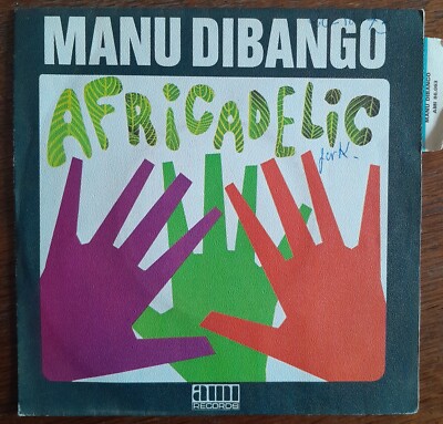 RARE French SP MANU DIBANGO Africadelic Afro Funk DJ BON ETAT Languette BIEM