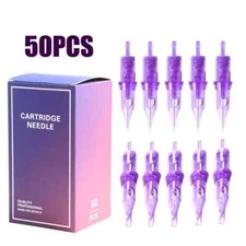 50/100PCS Tattoo Needle Cartridge 3RL7RL 7RS 5RM7RM9RM9M1 Disposable Brow Makeup