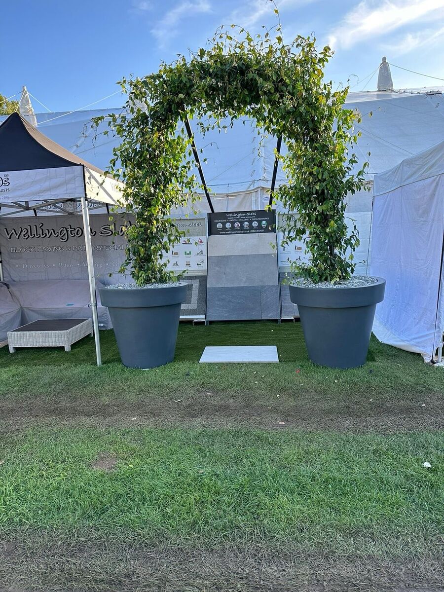 100cm Big Plant Pots ANTHRACITE extra large MASSIVE garden 100cm Big Plant Pots ANTHRACITE extra large MASSIVE garden
