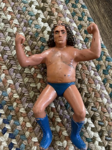 Vtg 1984 ANDRE THE GIANT Long Hair WWF LJN Titan S...