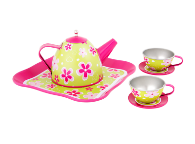 play with a tea set
