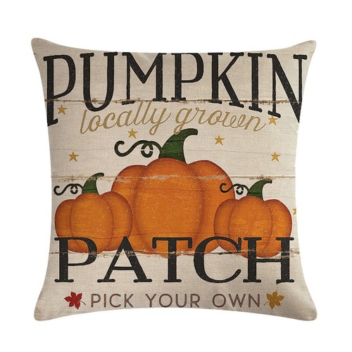 Rustic Farmhouse Cushion Cover Linen Noel Farms Christmas Pillow Case 18 x 18 in - Picture 28 of 33