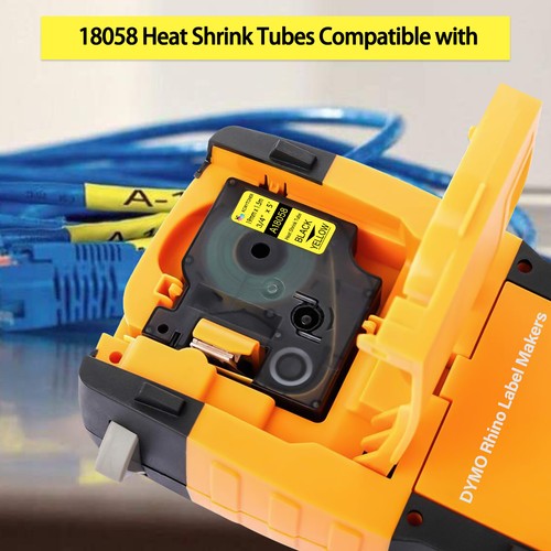 6-24mm for Dymo Rhino IND Industrial Label Tape Heat Shrink Tube 18053/18056 - Imagen 4 de 20