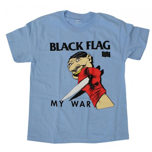 T-Shirt My War Blue Punk Band Tee 