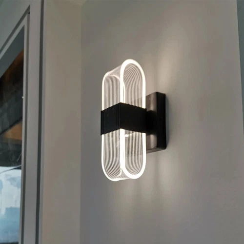 2X 12W Modern LED Wall Light Up Down Wall Lamp Dimmable Indoor Lighting Fixture - Picture 9 of 13