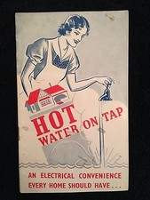 HOT WATER ON TAP VINTAGE BOOKLET