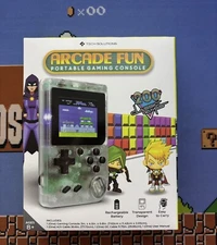 Gaming Console - Portable Transparent Retro Arcade Fun (200 Classic Games) NEW