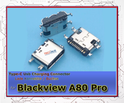 Type C Charging Connector Usb C Socket port for Blackview A80 Pro charge base 