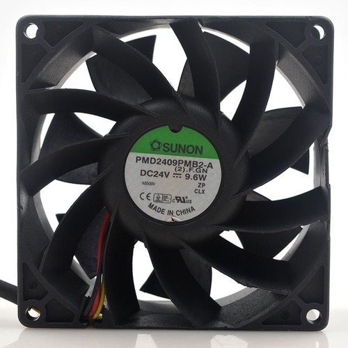 9038 9CM DC24V 0.40A 9.6W 3PIN Double Ball Bearing Inverter Cooling Fan - Picture 2 of 4