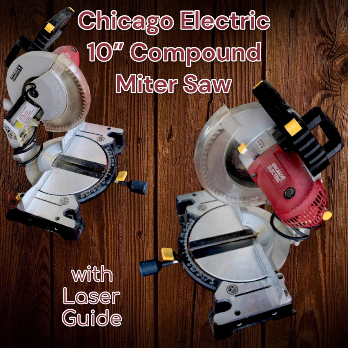 Chicago electric 10 online compound miter saw