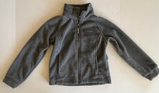 Toddler Columbia Gray Unisex Fleece Full Zip Up Jacket Coat Size XS 6-6X