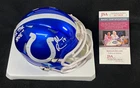 Alec Pierce Signed & Inscribed Indianapolis Colts Flash Mini Helmet JSA COA