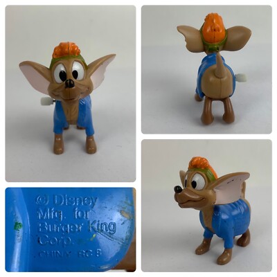 Burger King Vintage Disney Oliver and Company Tito Chihuahua Wind-up 1996