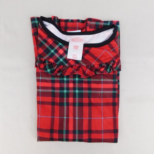 Kids Holiday Tartan Plaid Matching Family Pajama Nightgown - 6, Wondershop #4492 - Picture 5 of 8
