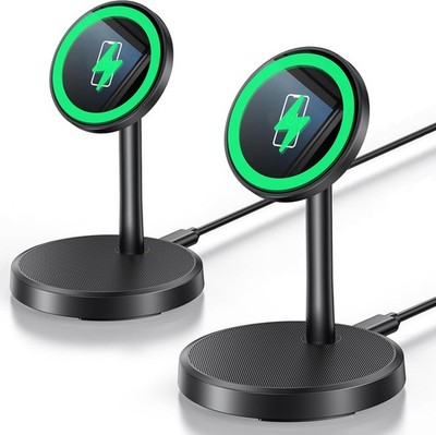 2 Pack 15W MagSafe Charger Stand for iPhone 17-12 Series