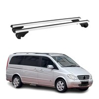 DachträGer GrundtäGer FüR Mercedes Viano Vito W639 2003-2014 75Kg Alu Silber 2X