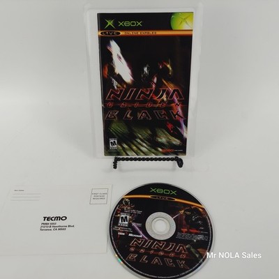 Ninja Gaiden Black for OG Xbox Disc Booklet Insert Registration card