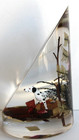 Vintage Hand Carved Painted Dalmatian Lucite/acrylic Unique Canada Paperweight — photo 2