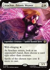 Arachne, Psionic Weaver (Extended Art) - MTG SPM 245 - NM