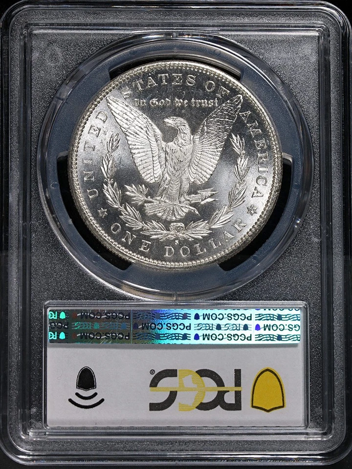 1880-S Morgan Silver Dollar PCGS MS66 Blazing White Gem Strong Strike - Image 4 of 4