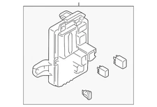 Genuine Mazda Fuse & Relay Box GP9B-66-730A