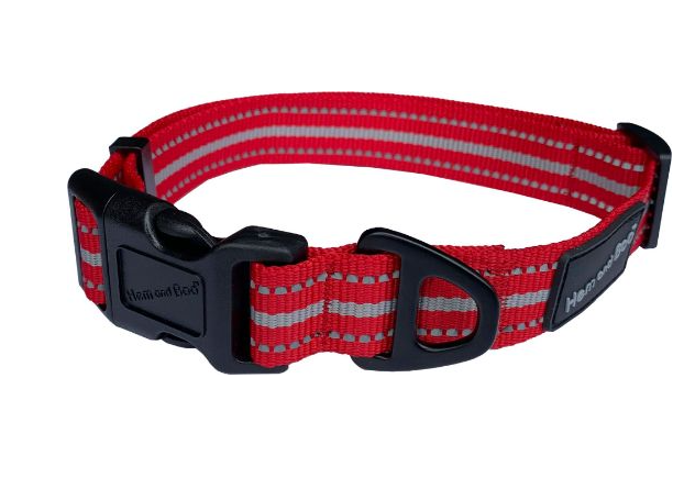 Hem and Boo Sports Collar Red Small 10-14  Inches